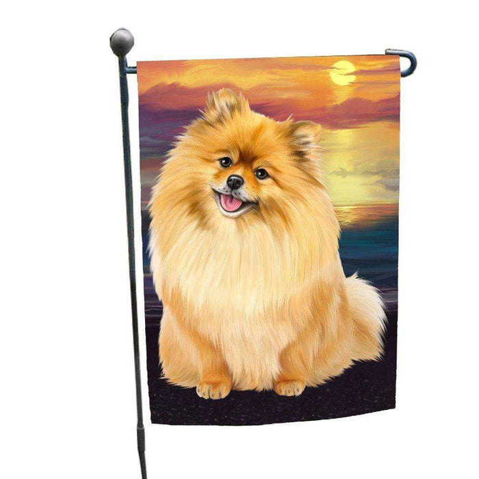 Pomeranians Dog Garden Flag