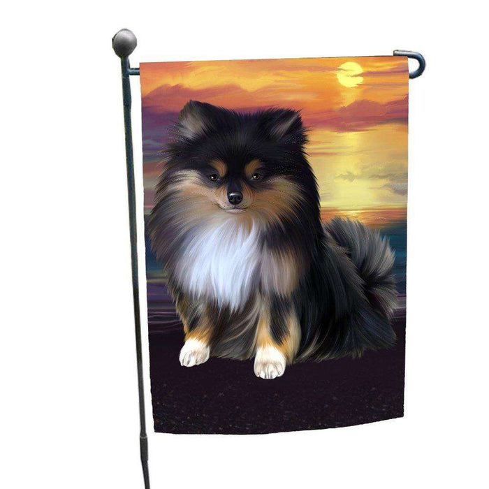 Pomeranians Dog Garden Flag