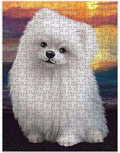 Pomeranians Dog Puzzle with Photo Tin D529