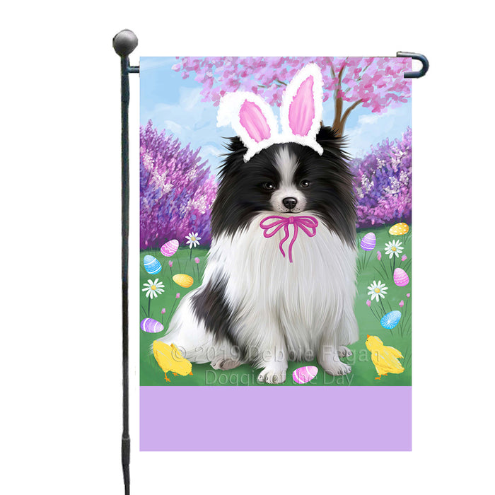 Personalized Easter Holiday Pomeranian Dog Custom Garden Flags GFLG-DOTD-A58954