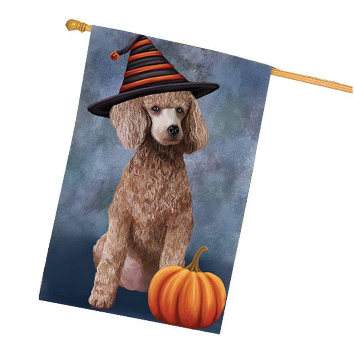 Poodle Apricot Dog House Flag HF075