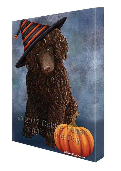 Poodle Brown Dog Canvas Wall Art