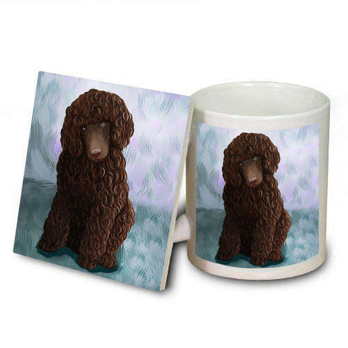 Poodle Brown Dog Mug and Coaster Set