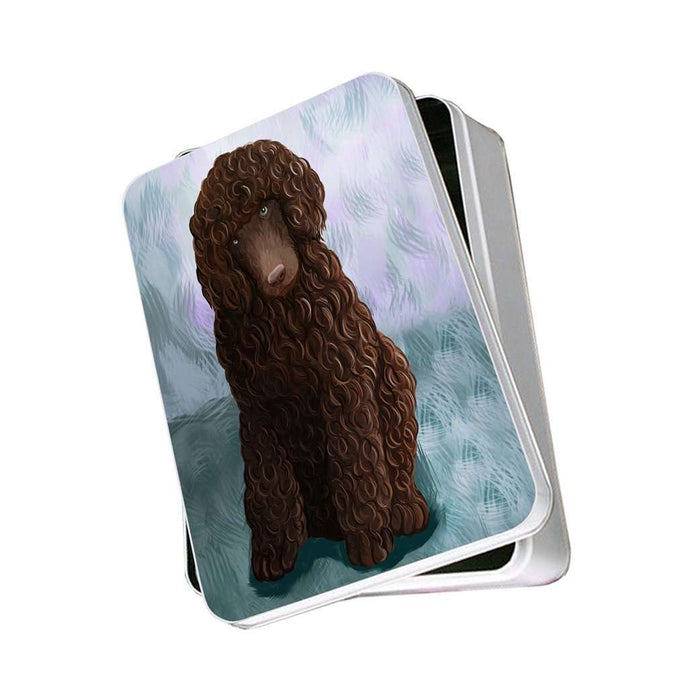 Poodle Brown Dog Photo Storage Tin