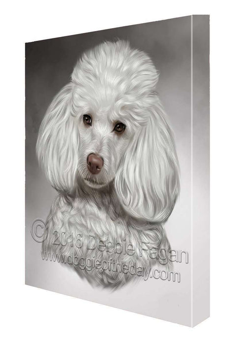 Poodle Dog Art Portrait Print Canvas