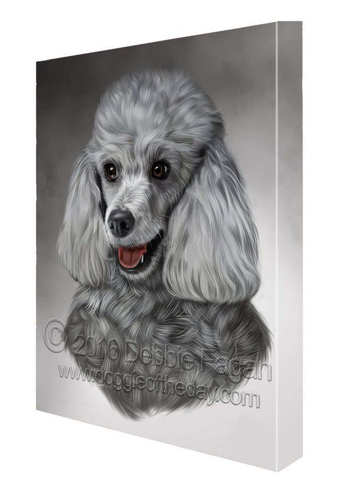 Poodle Dog Art Portrait Print Canvas