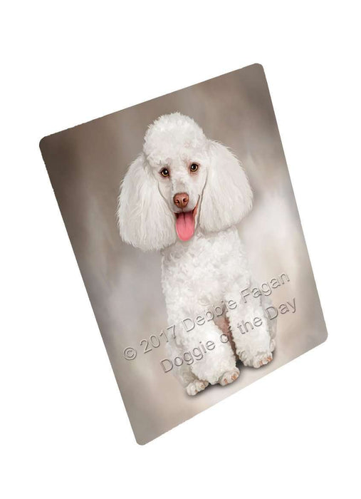 Poodle Dog Art Portrait Print Woven Throw Sherpa Plush Fleece Blanket D046