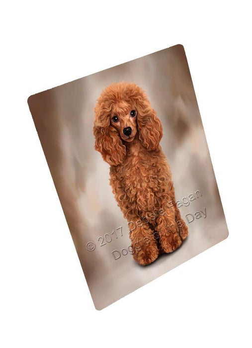 Poodle Dog Art Portrait Print Woven Throw Sherpa Plush Fleece Blanket D047