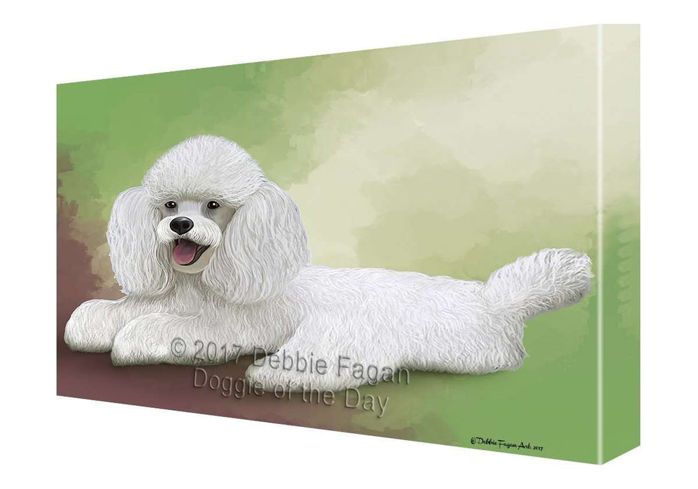 Poodle Dog Canvas Wall Art D054