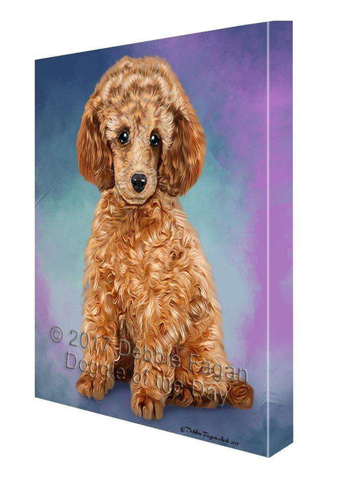 Poodle Dog Canvas Wall Art D055