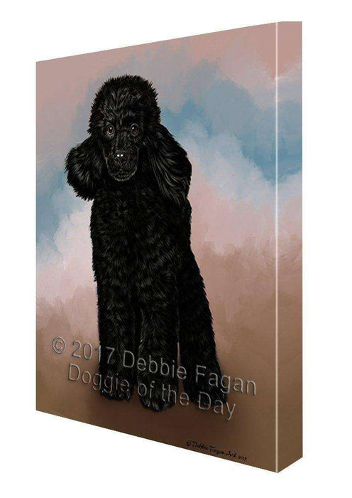 Poodle Dog Canvas Wall Art D056