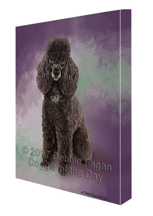 Poodle Dog Canvas Wall Art D057