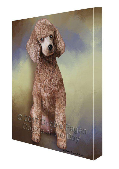 Poodle Dog Canvas Wall Art D058