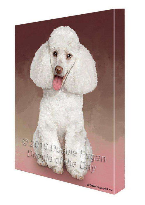 Poodle Dog Canvas Wall Art