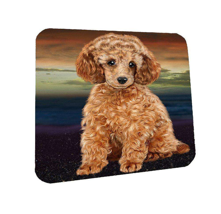 Poodle Dog Coasters Set of 4