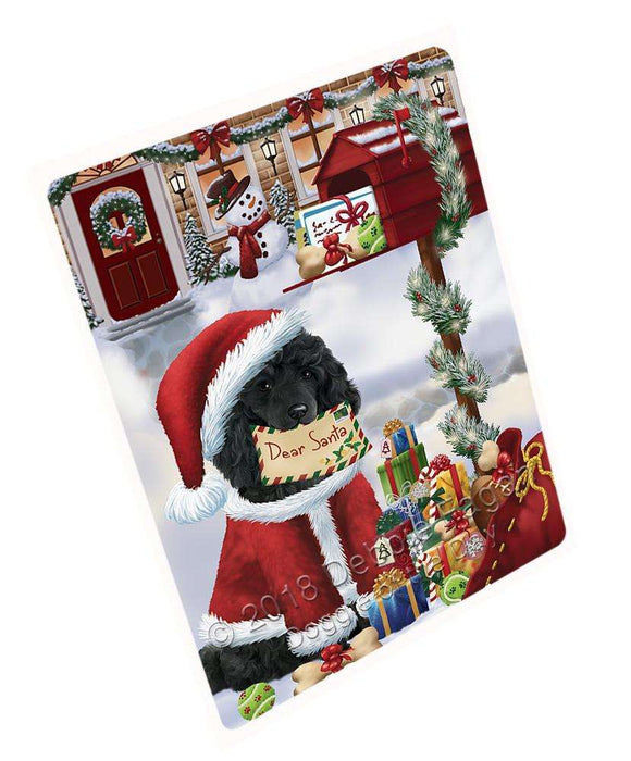 Poodle Dog Dear Santa Letter Christmas Holiday Mailbox Blanket BLNKT102603