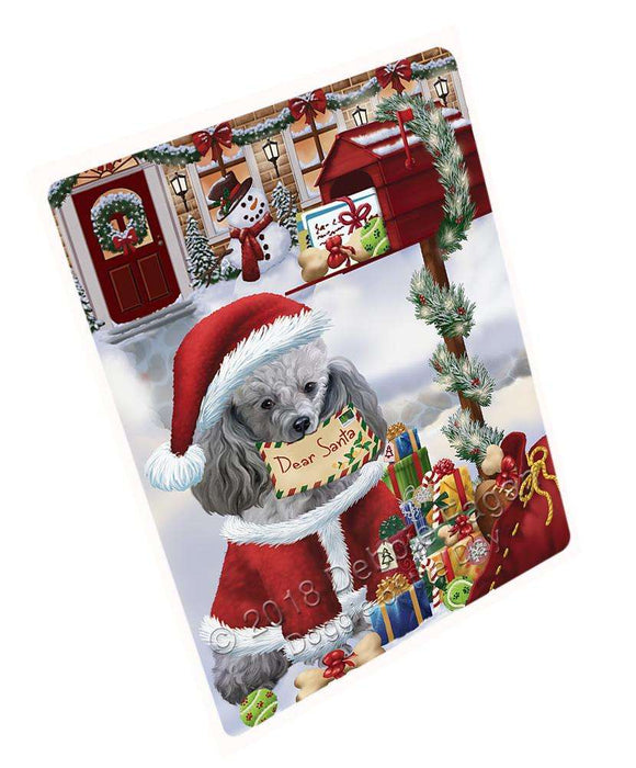 Poodle Dog Dear Santa Letter Christmas Holiday Mailbox Blanket BLNKT102612