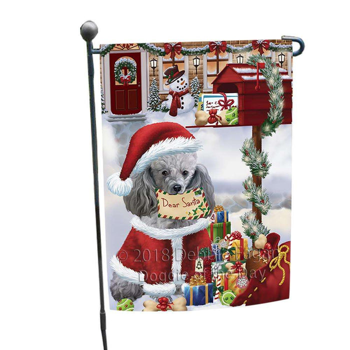 Poodle Dog Dear Santa Letter Christmas Holiday Mailbox Garden Flag GFLG53981