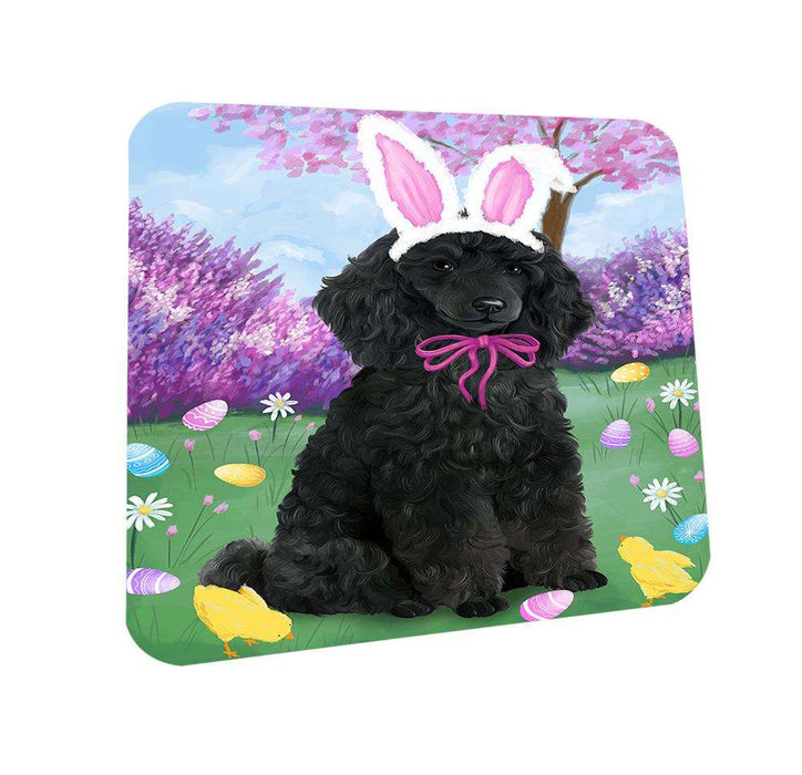 Poodle Dog Easter Holiday Coasters Set of 4 CST49180