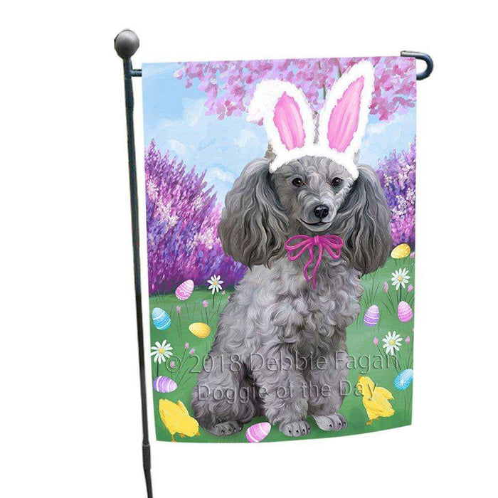 Poodle Dog Easter Holiday Garden Flag GFLG49261