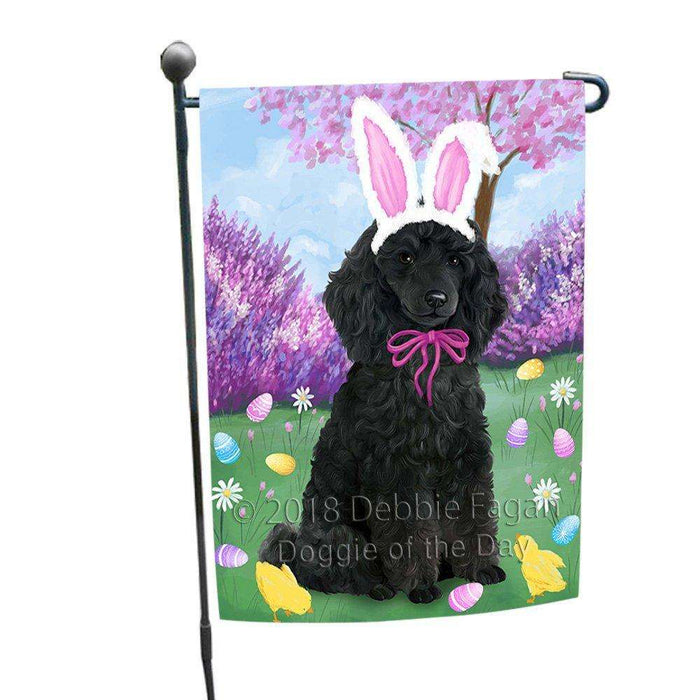 Poodle Dog Easter Holiday Garden Flag GFLG49264