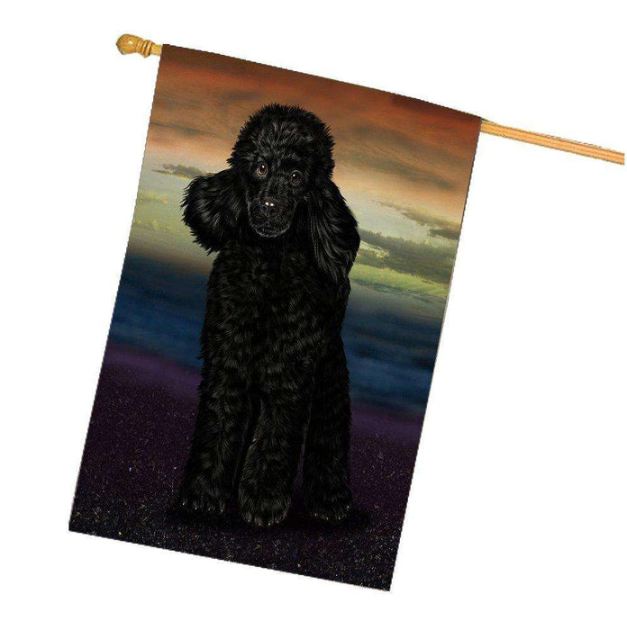 Poodle Dog House Flag