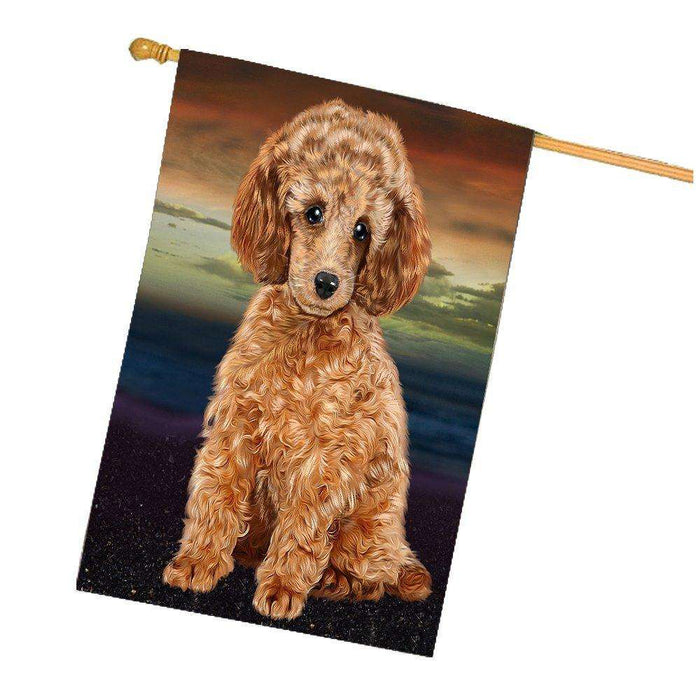 Poodle Dog House Flag