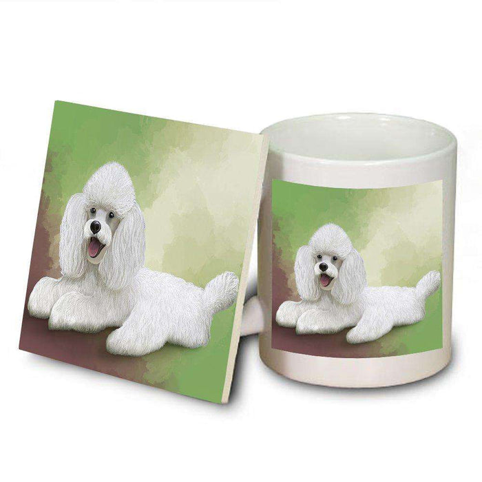 Poodle Dog Mug and Coaster Set MUC48045