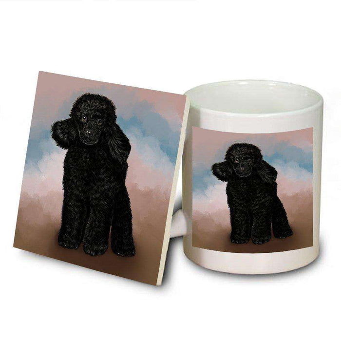 Poodle Dog Mug and Coaster Set MUC48047