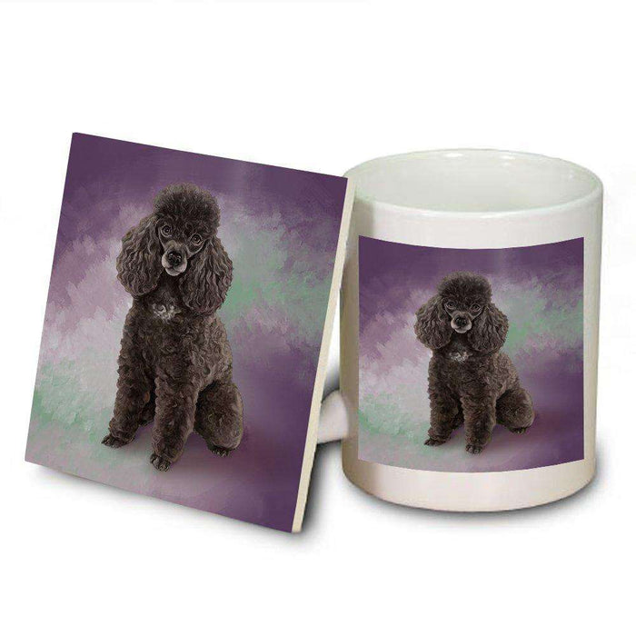 Poodle Dog Mug and Coaster Set MUC48048
