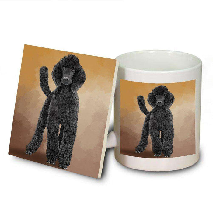 Poodle Dog Mug and Coaster Set MUC48050