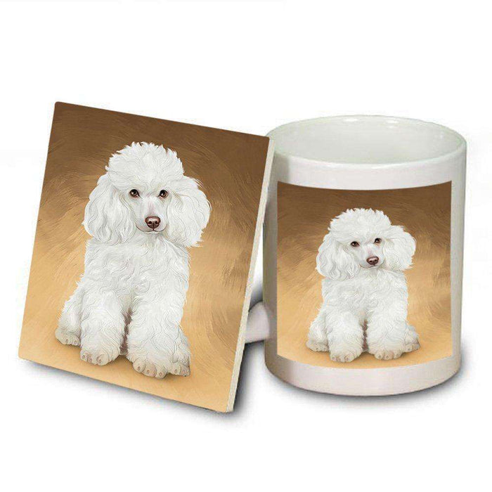 Poodle Dog Mug and Coaster Set MUC48337