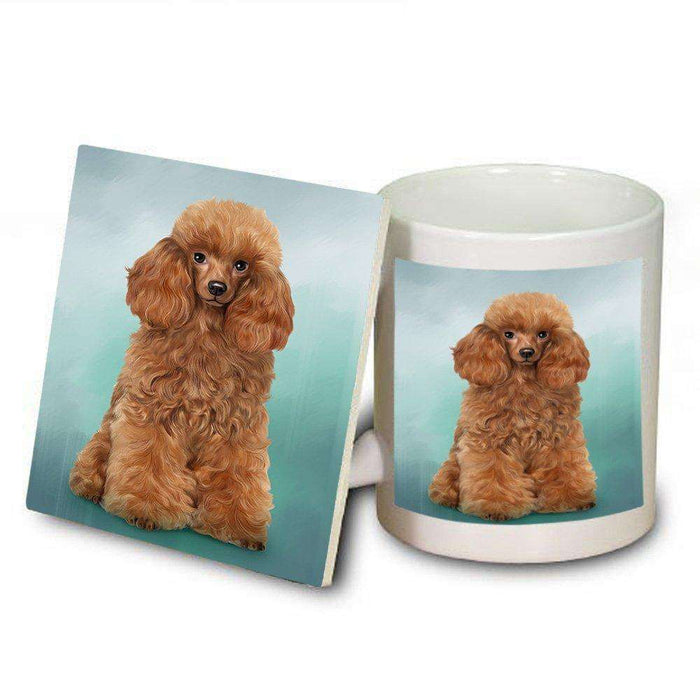 Poodle Dog Mug and Coaster Set MUC48338