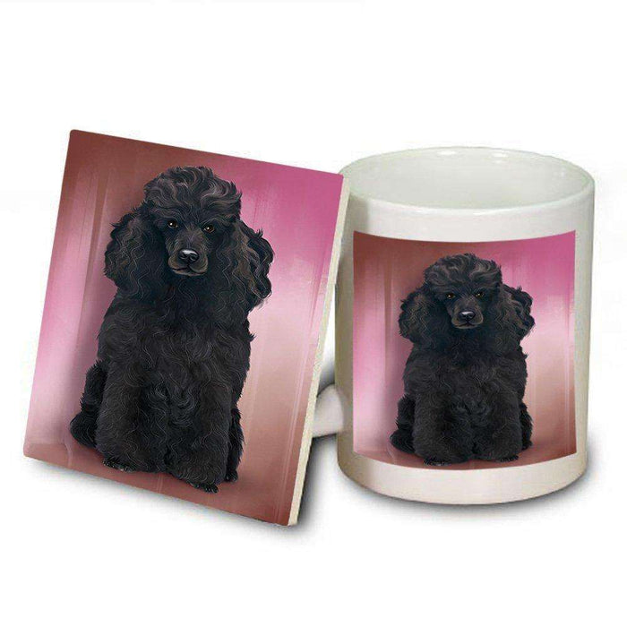 Poodle Dog Mug and Coaster Set MUC48339