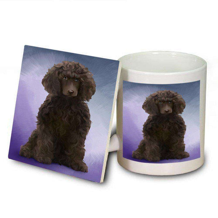 Poodle Dog Mug and Coaster Set MUC48340