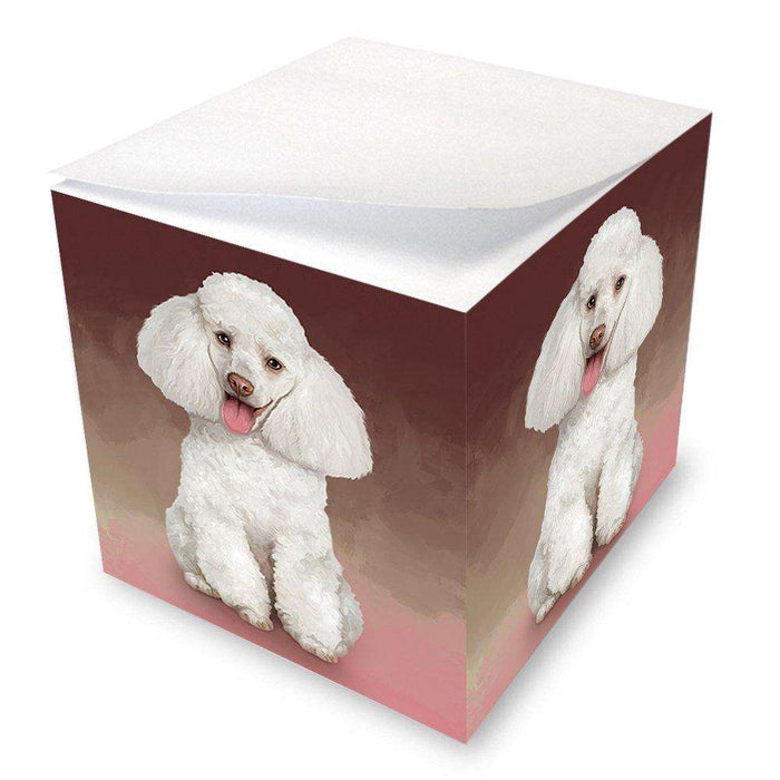 Poodle Dog Note Cube