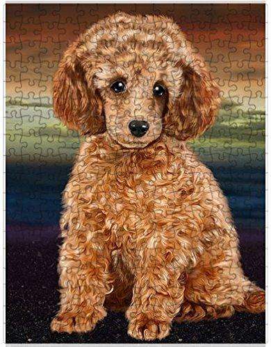 Poodle Dog Puzzle with Photo Tin D188