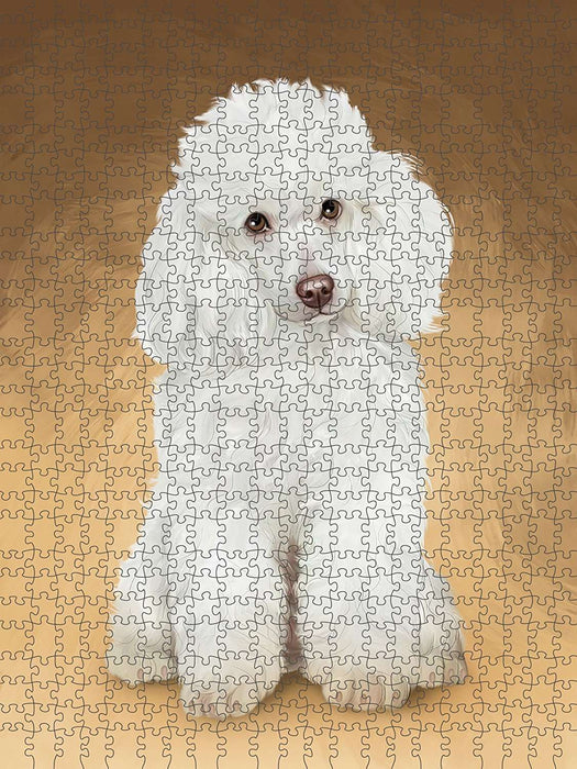Poodle Dog Puzzle with Photo Tin PUZL48888