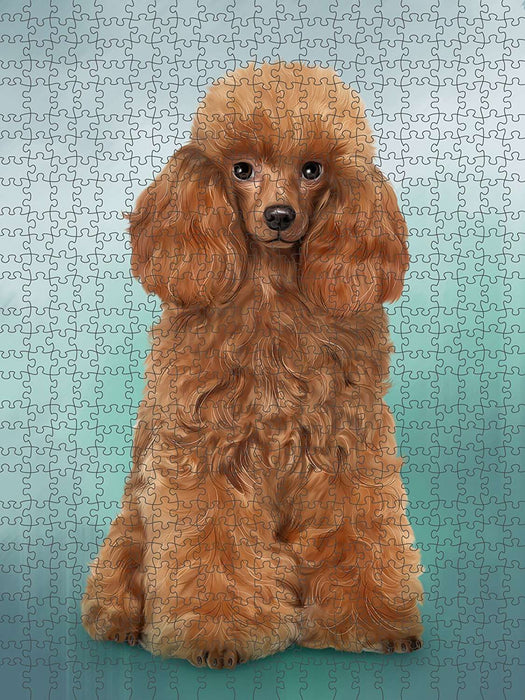Poodle Dog Puzzle with Photo Tin PUZL48891