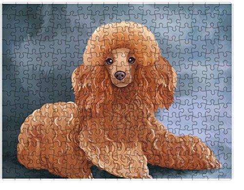 Poodle Dog Puzzle with Photo Tin