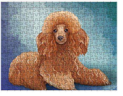 Poodle Dog Puzzle with Photo Tin