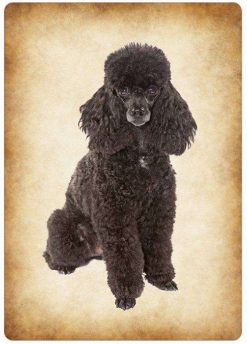 Poodle Dog Tempered Cutting Board