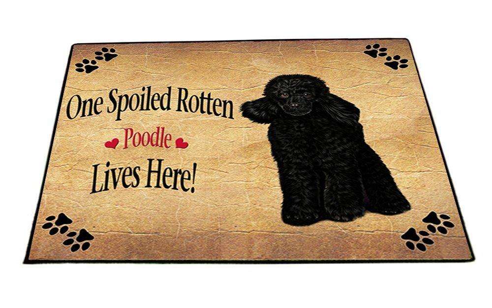 Poodle Spoiled Rotten Dog Indoor/Outdoor Floormat