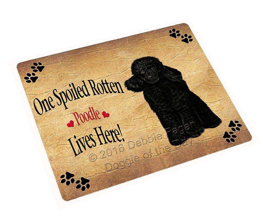 Poodle Spoiled Rotten Dog Magnet Mini (3.5" x 2")