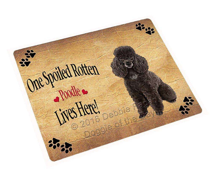 Poodle Spoiled Rotten Dog Magnet Mini (3.5" x 2")