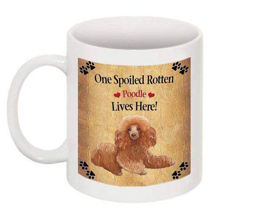 Poodle Spoiled Rotten Dog Mug