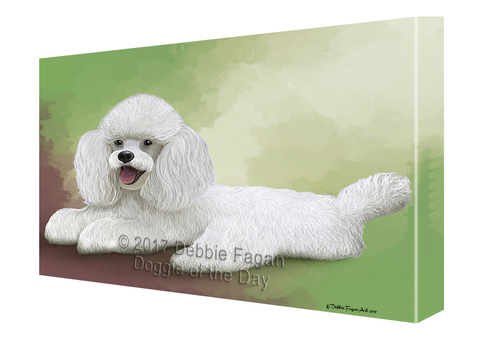 Poodle Dog Canvas Wall Art CVS48540