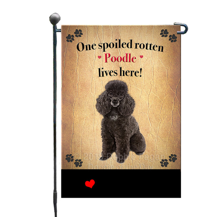 Personalized Spoiled Rotten Poodle Dog GFLG-DOTD-A63238