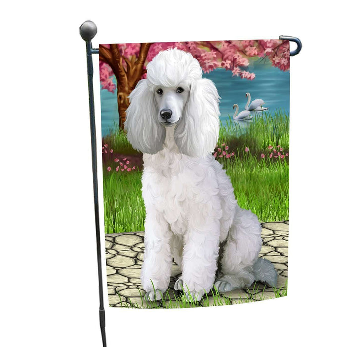 Poodles Dog Garden Flag