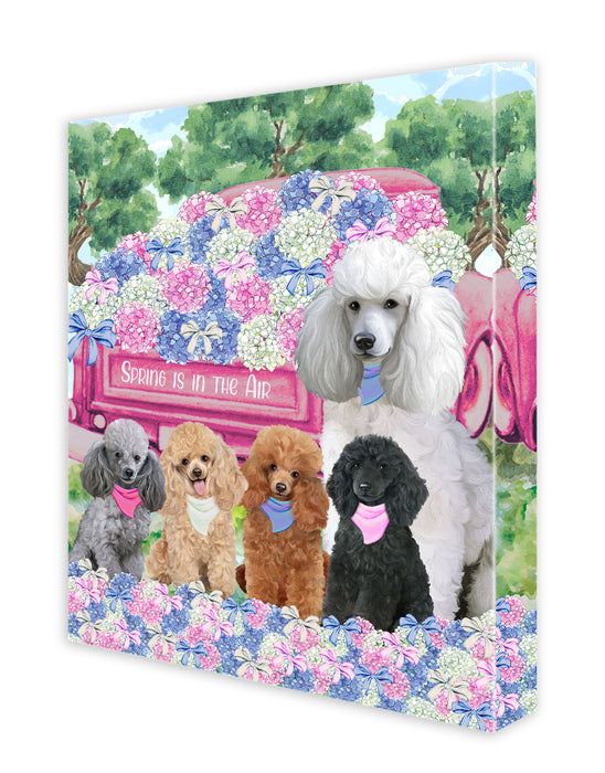 Poodle Canvas: Explore a Variety of Custom Designs, Personalized, Digital Art Wall Painting, Ready to Hang Room Decor, Gift for Pet & Dog Lovers